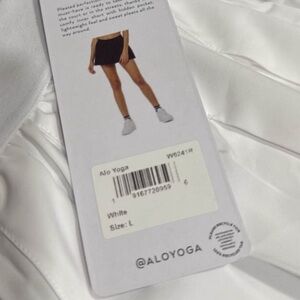 ALO Yoga White Tennis Skirt